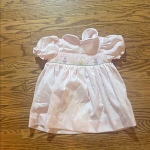 Petit Ami Pink Smocked Dress